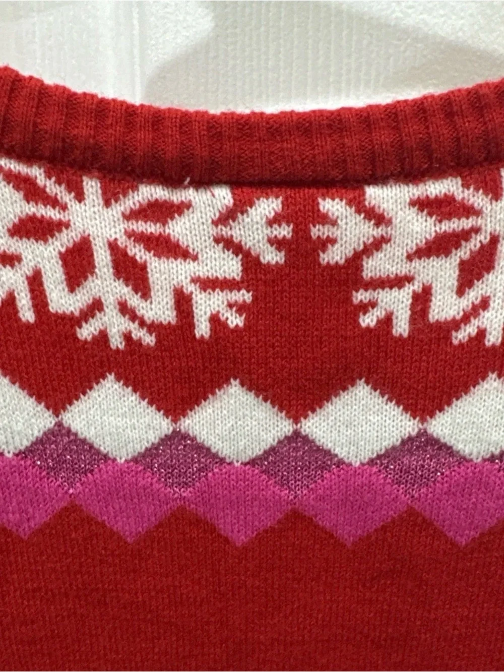 Hello Kitty Sanrio Girls Holiday Sweater Dress Red Christmas Size L 10/12